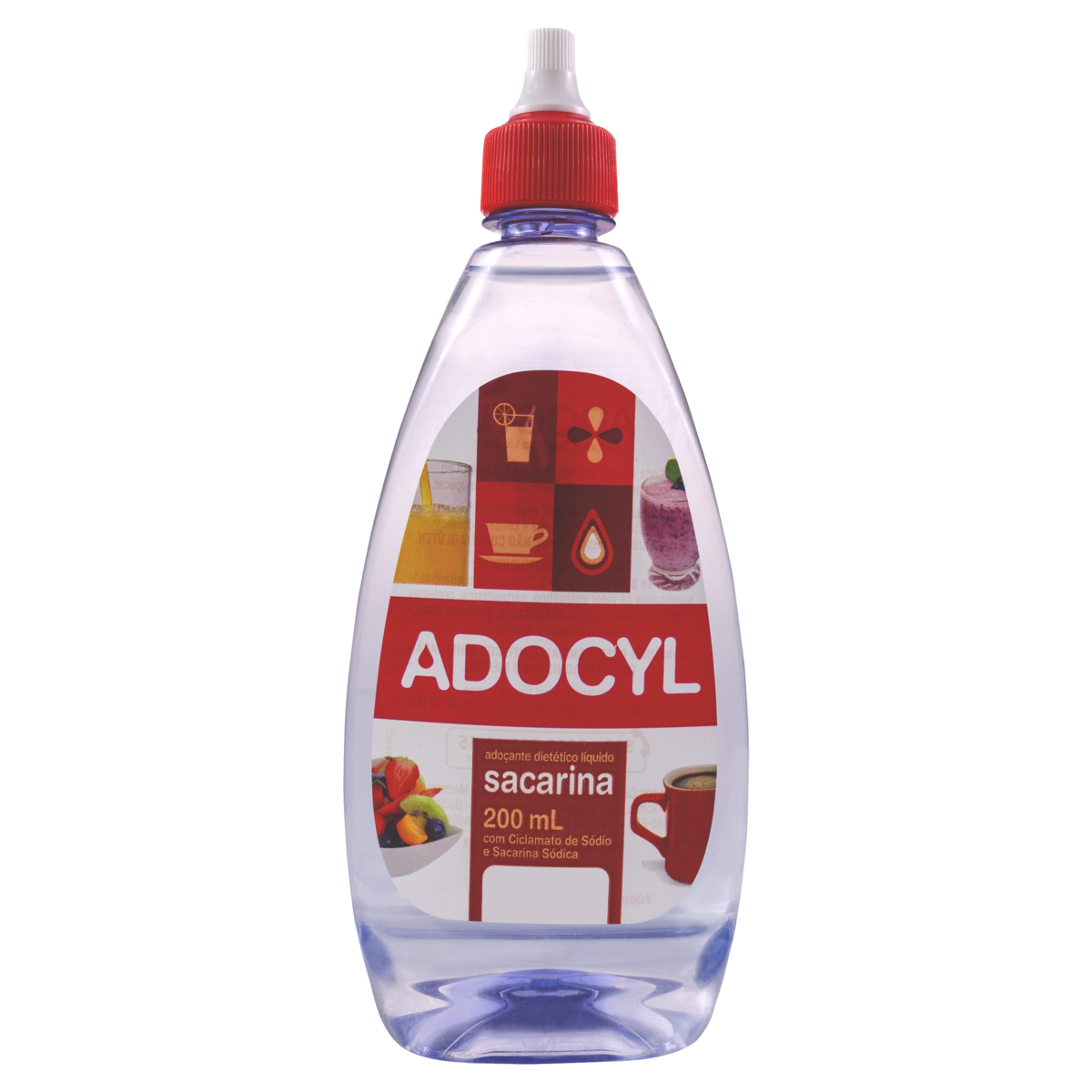 ADOÇANTE LÍQUIDO SACARINA ADOCYL FRASCO 200ML