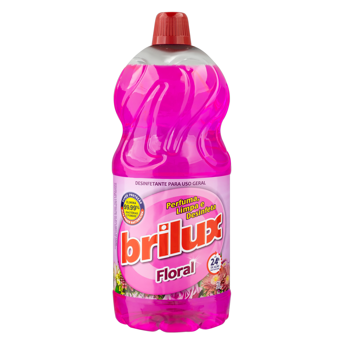 DESINFETANTE USO GERAL FLORAL BRILUX FRASCO 2L