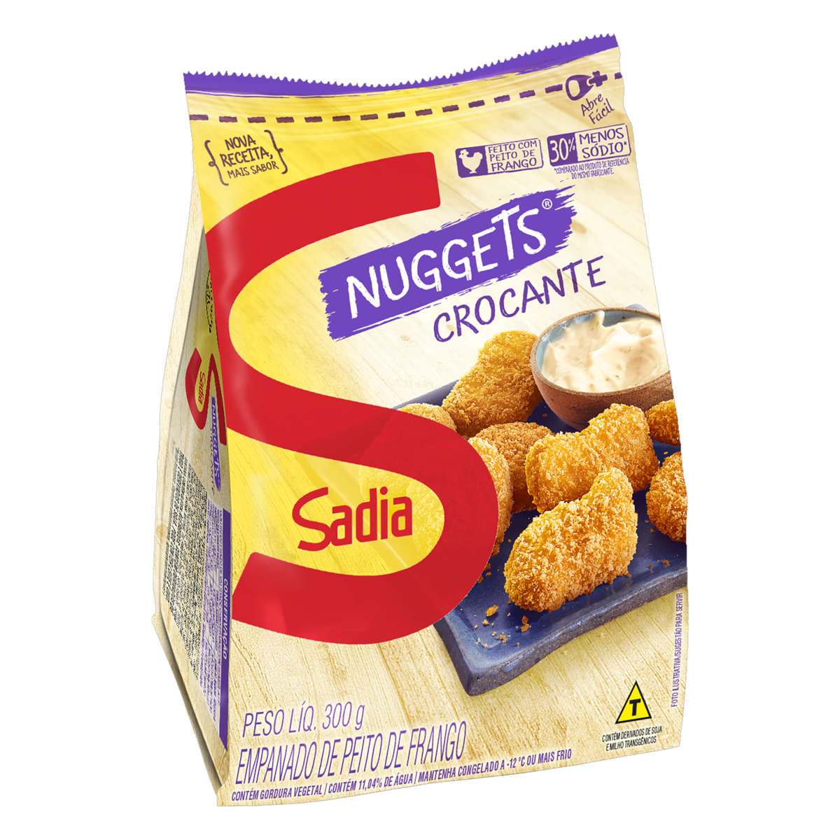 NUGGETS DE FRANGO CROC SADIA 300G 0