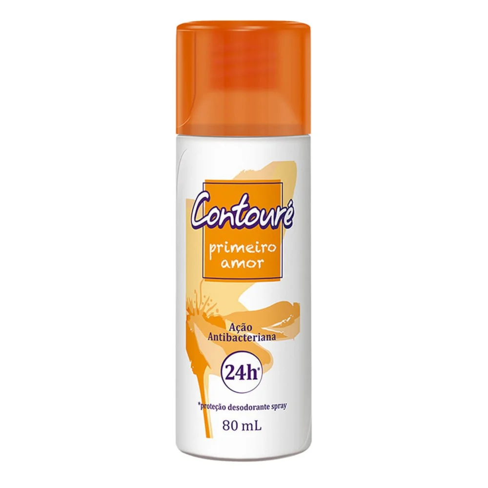 DESODORANTE SPRAY CONTOURÉ FEMININO PRIMEIRO AMOR 80ML