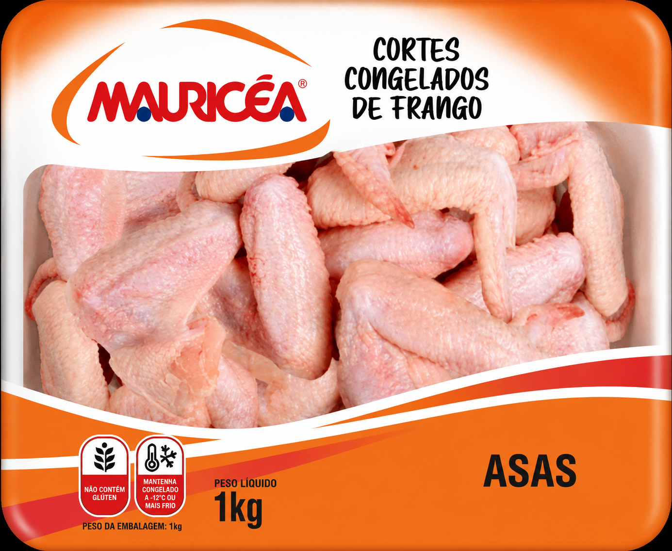 ASA DE FRANGO CONGELADA MAURICEA BANDEJA DE 1KG — imagem 1