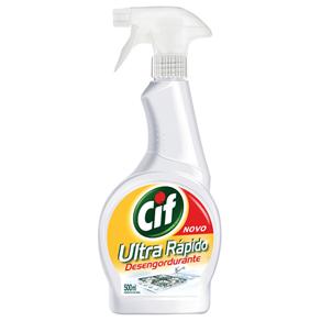 LIMPADOR DESENGORDURANTE COZINHA CIF FRASCO 500ML BORRIFADOR
