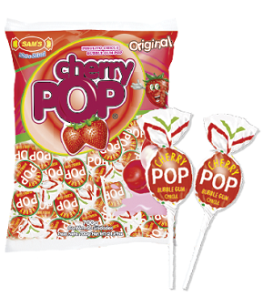 PIRULITO CHERRY POP C/50 MORANGO