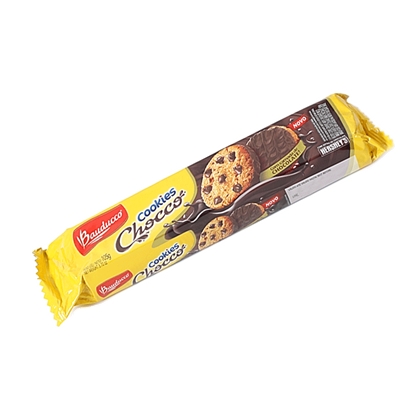 BISCOITO COOKIE COM GOTAS DE CHOCOLATE COBERTURA CHOCOLATE BAUDUCCO MAXI PACOTE 96G 0