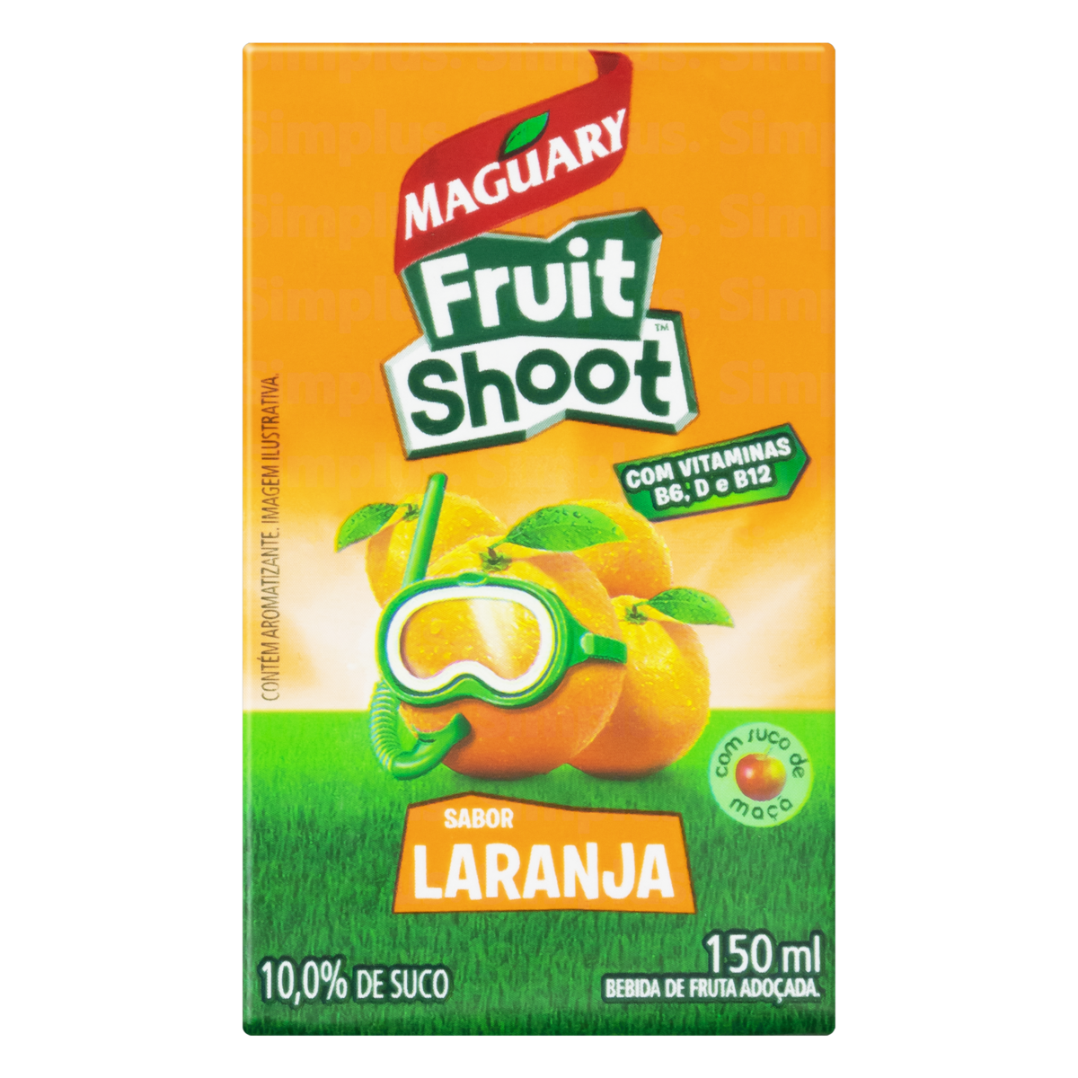 BEBIDA ADOÇADA LARANJA MAGUARY FRUIT SHOOT CAIXA 150ML