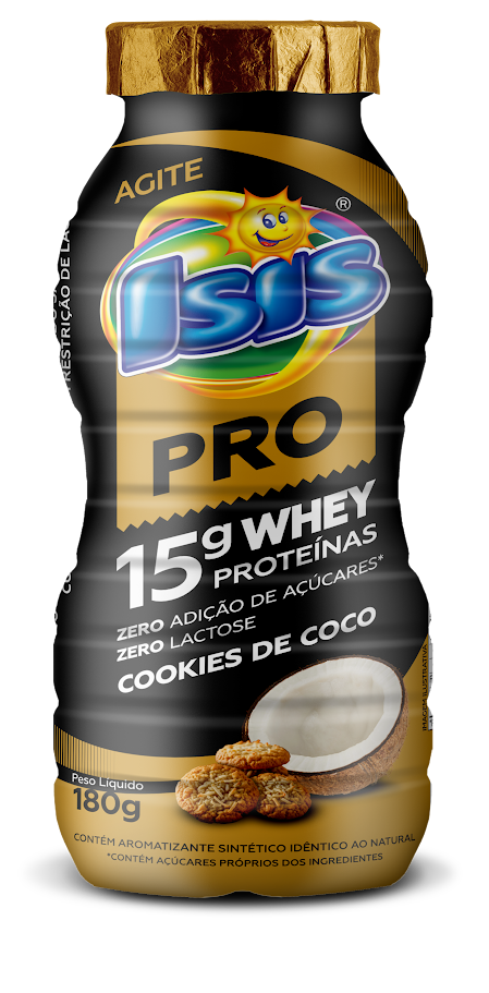 IOGURTE ISIS PRO COOKIES DE COCO 180G — imagem 1