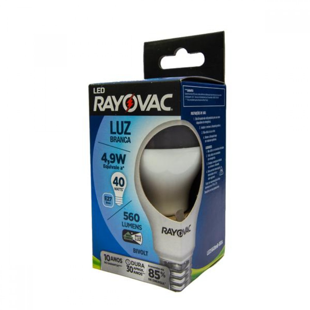 LAMP LED RAYOVAC 4,9W BIVOLT 0
