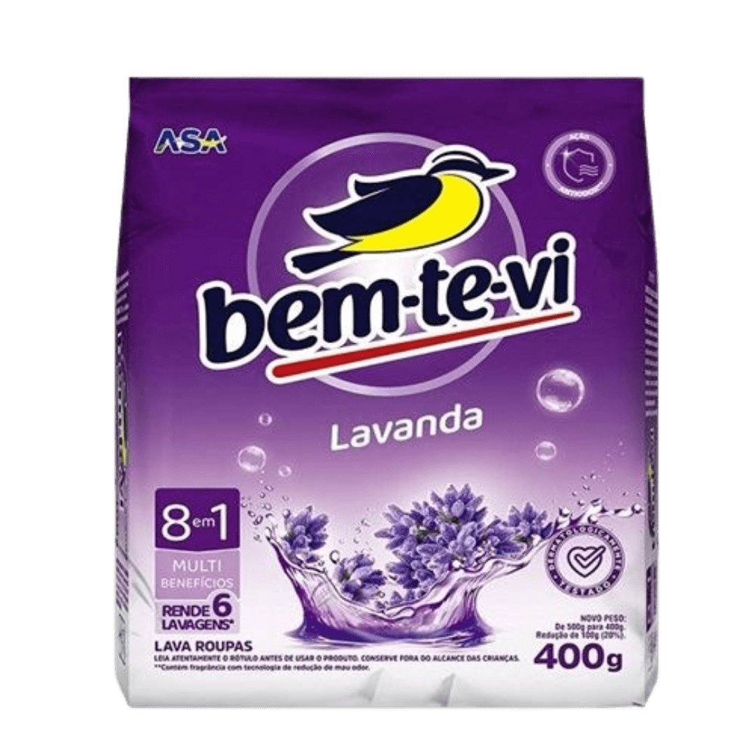 LAVA ROUPA PO BEM TE VI LAVANDA 400G