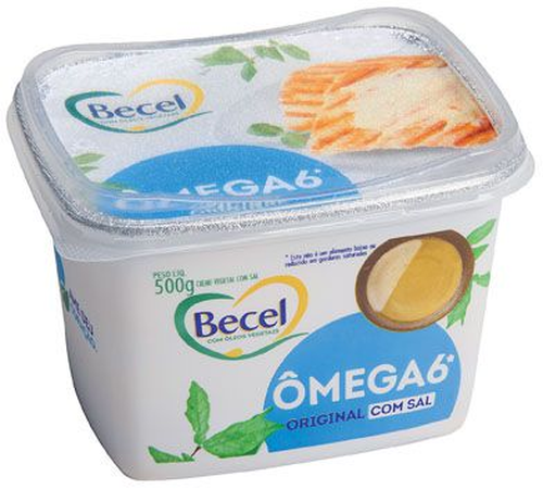 MARGARINA ORIGINAL COM SAL ZERO LACTOSE BECEL POTE 500G 0