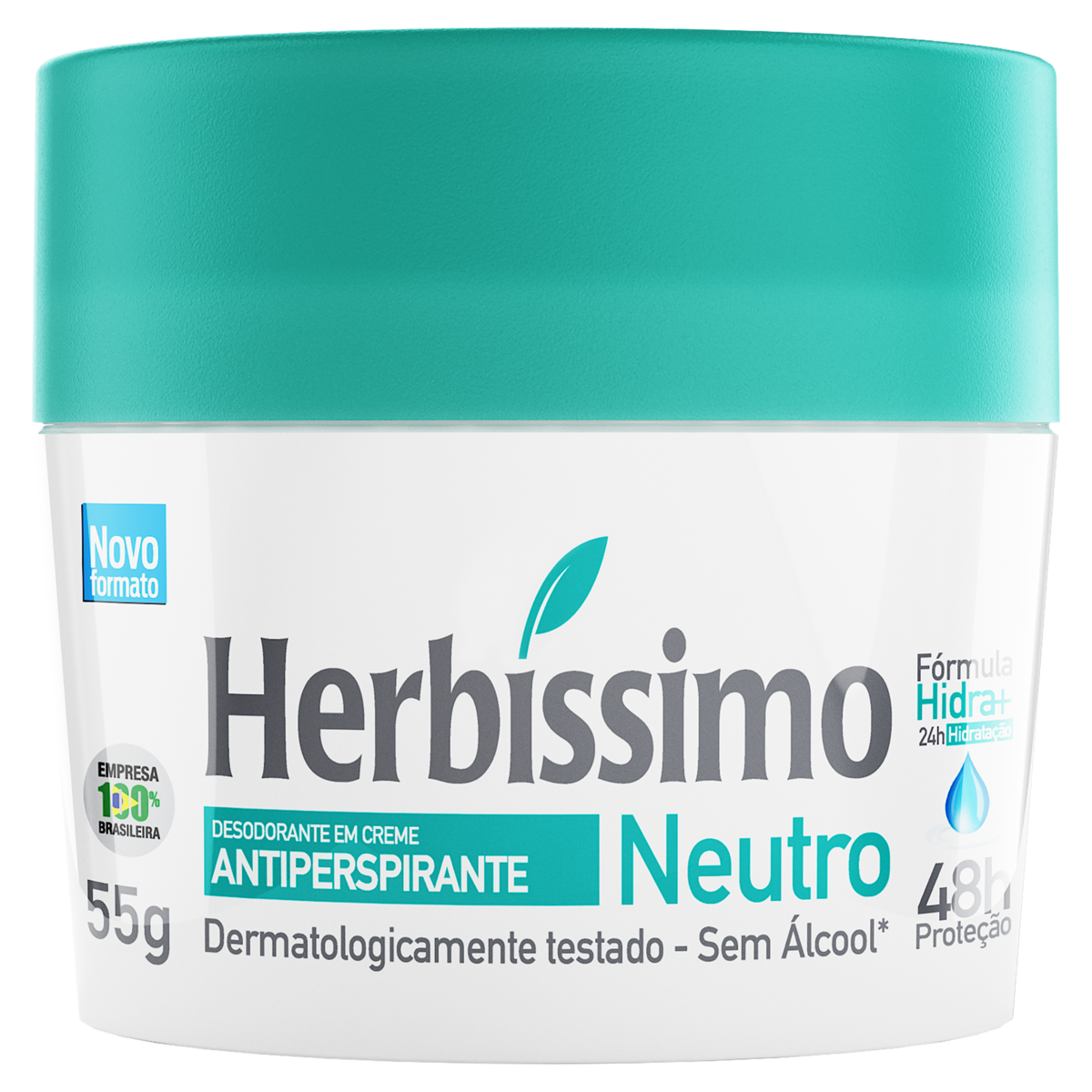 DESODORANTE CREME NEUTRO HERBÍSSIMO 55G