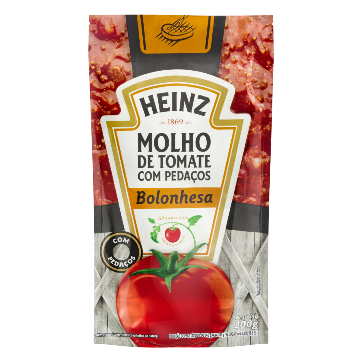 MOLHO DE TOMATE À BOLONHESA HEINZ SACHÊ 240G 0