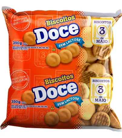BOLACHA 3 DE MAIO DOCE 300G