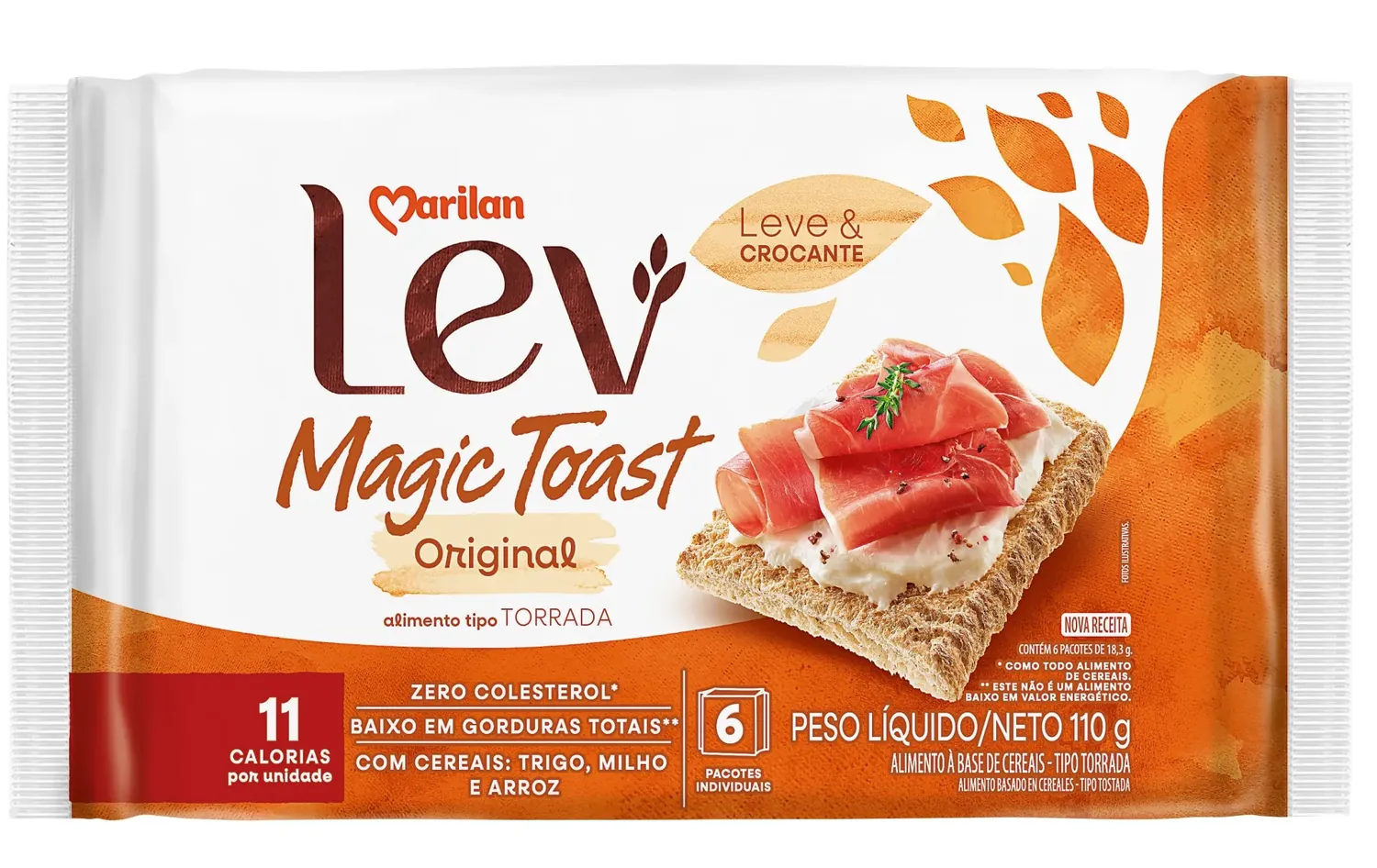 TORRADA MARILAN MAGIC TOAST ORIGIN 110G — imagem 1