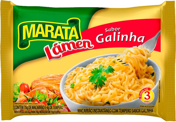 MACARRÃO INSTANTÂNEO MARATA GALINHA 74G