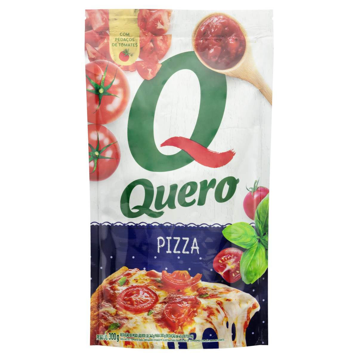 MOLHO DE TOMATE COM ORÉGANO PIZZA QUERO SACHÊ 240G