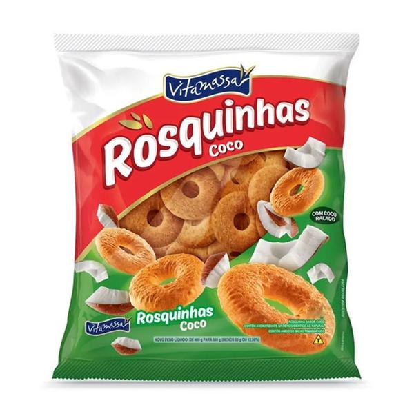 BISCOITO ROSQUINHA VITAMASSA COCO 280G