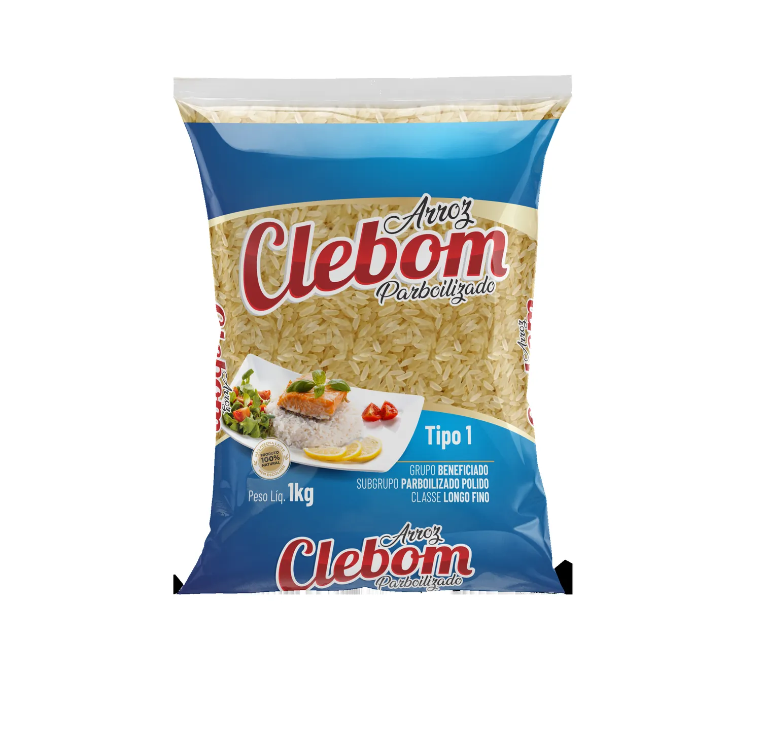 ARROZ CLEBOM PARBOLIZADO 1KG