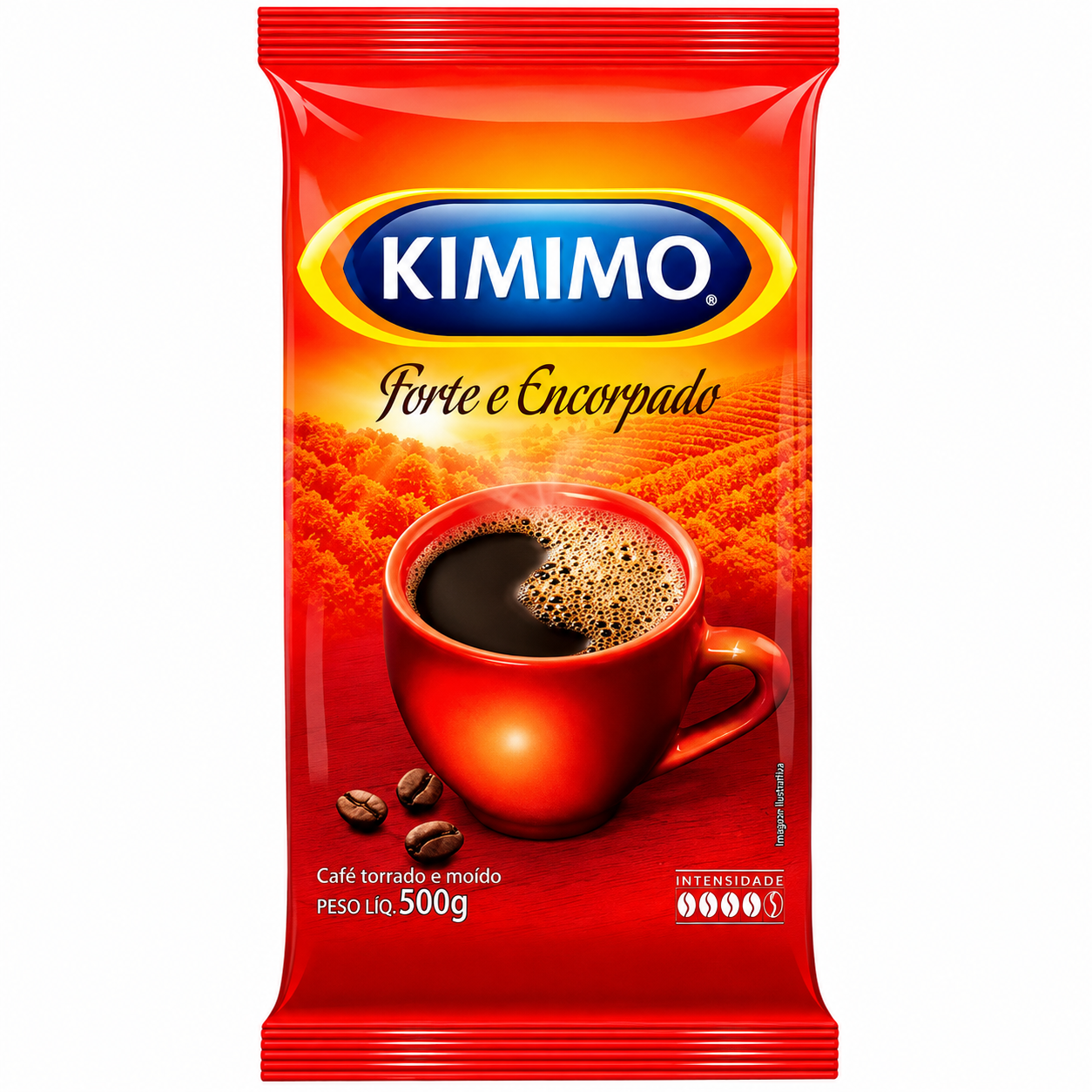 CAFÉ KIMIMO FORTE E ENCORPADO 500G