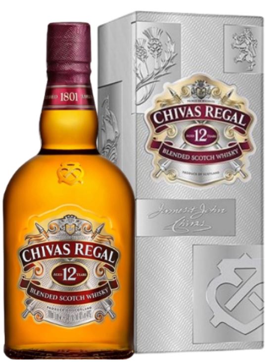 WHISKY ESCOCES BLENDED CHIVAS REGAL GARRAFA 1L — imagem 1