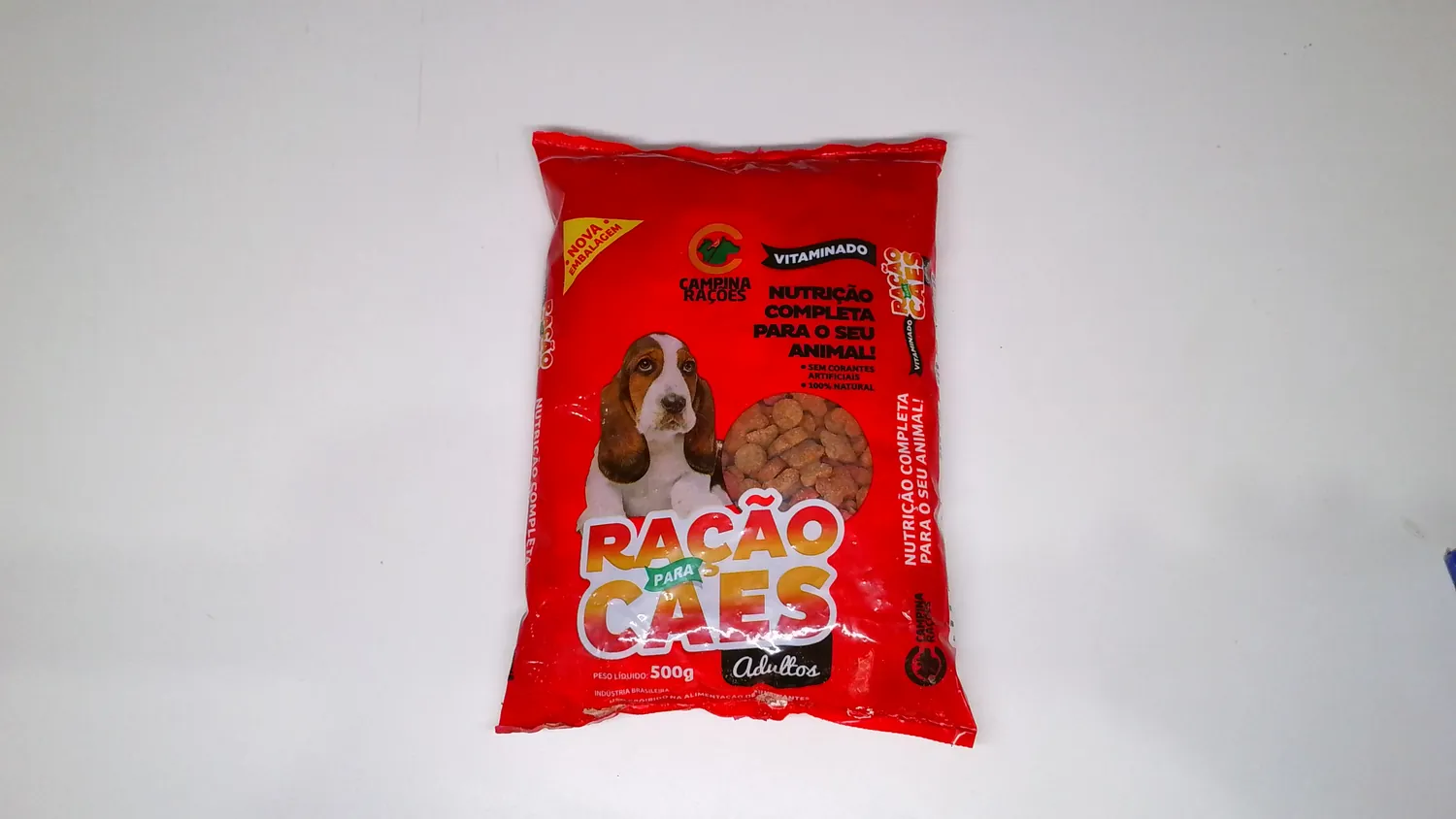 RACAO COME E LAMBE P/CAES ADULTOS 500G