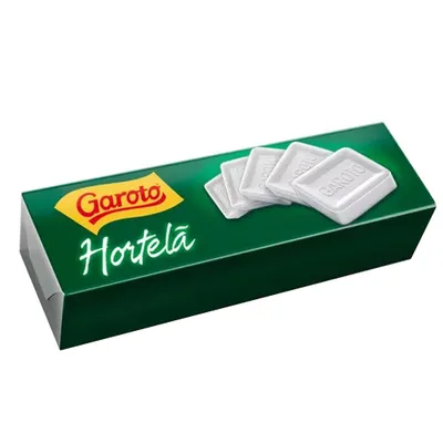 PASTILHA SABOR HORTELA GAROTO 17G