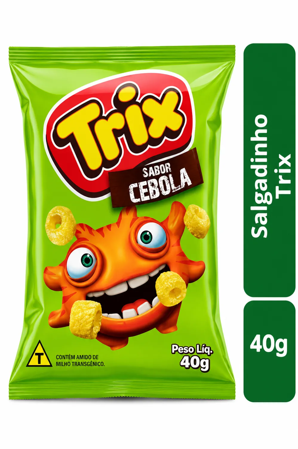 SALGADINHO PIPOCA TRIX DE CEBOLA 40G
