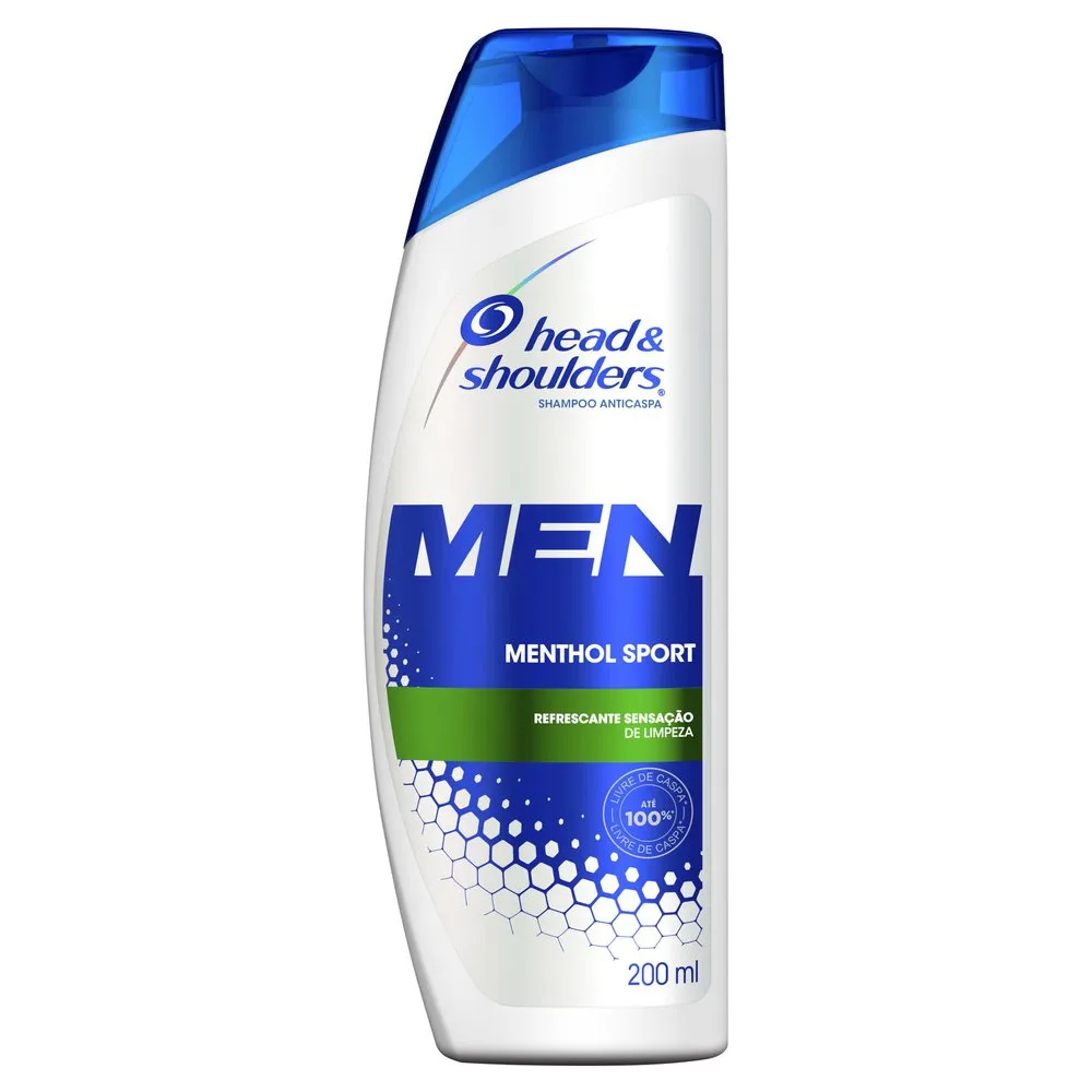 SHAMPOO ANTICASPA MENTA ICE HEAD & SHOULDERS MEN FRASCO 200ML