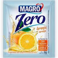 REFRESCO EM PÓ LARANJA ZERO AÇÚCAR MAGRO PACOTE 8G