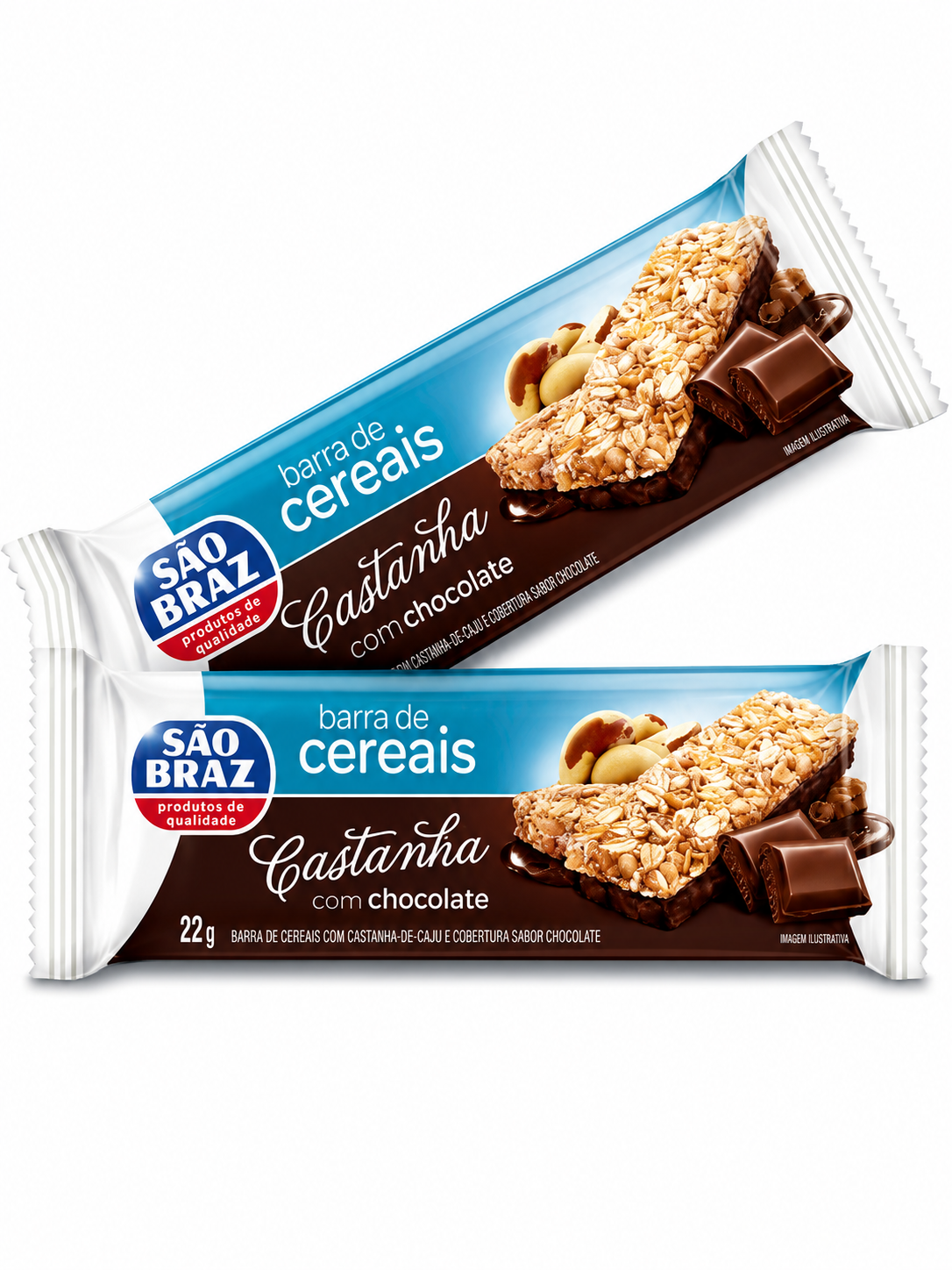 BARRA DE CEREAL SÃO BRAZ CASTANHA CAJU 25G