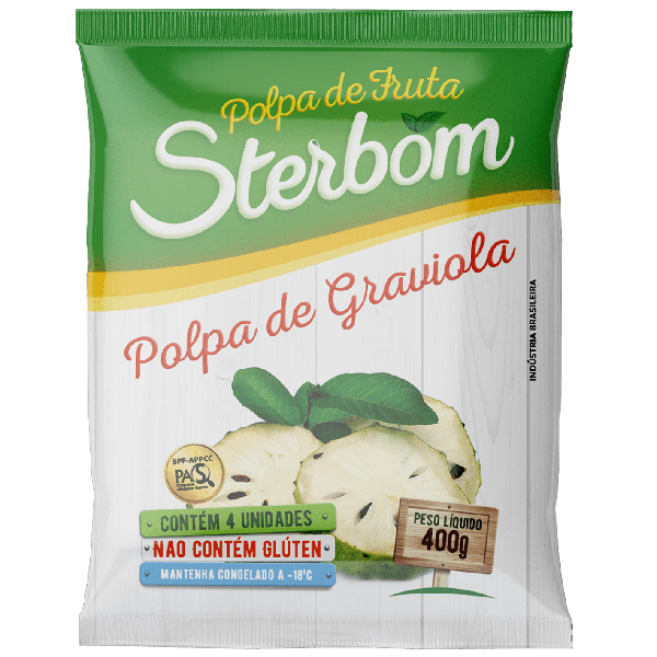 POLPA STER BOM GRAVIOLA PACOTE 400G