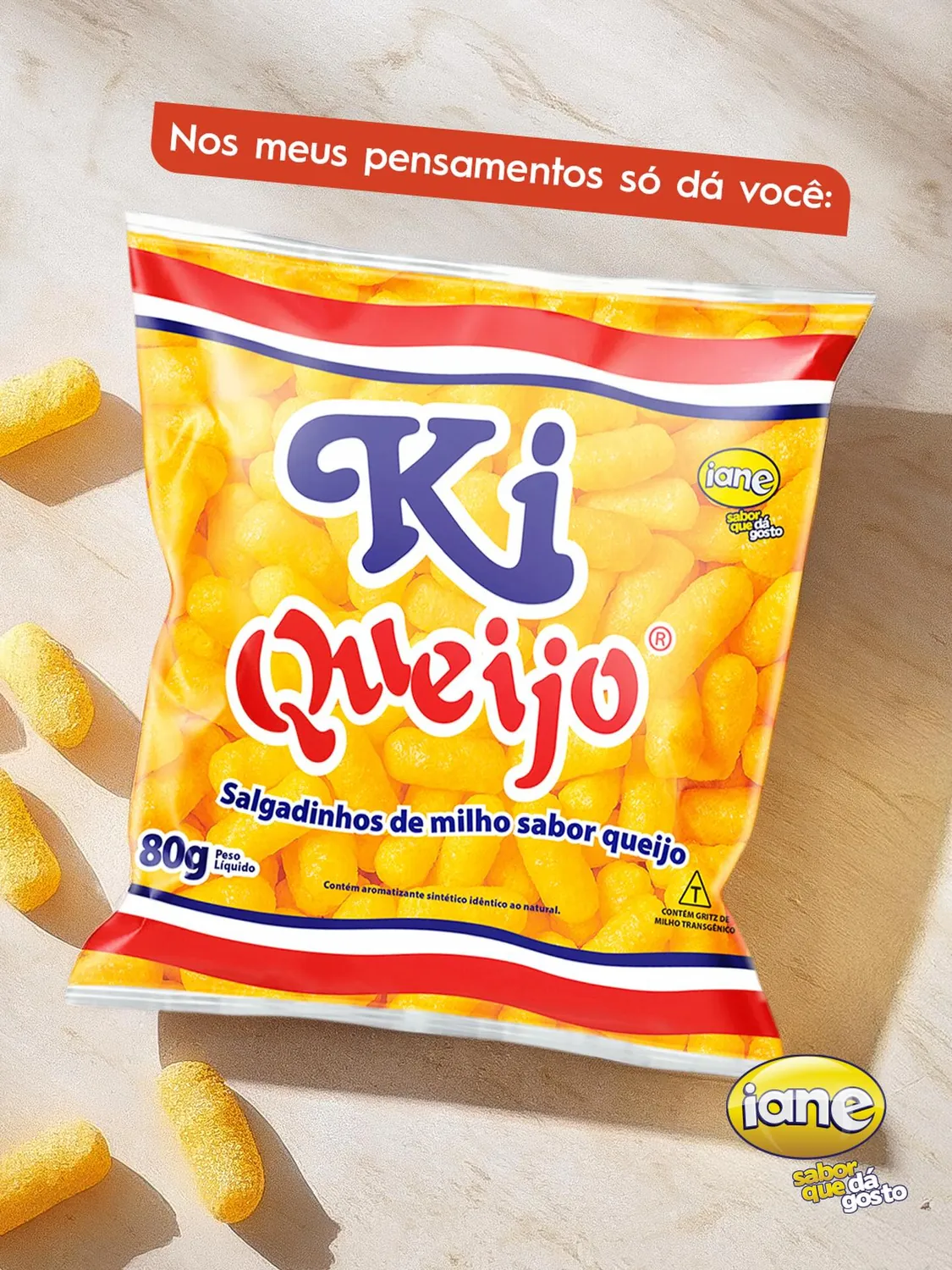 SALGADINHO IANE KIQUEIJO 80G