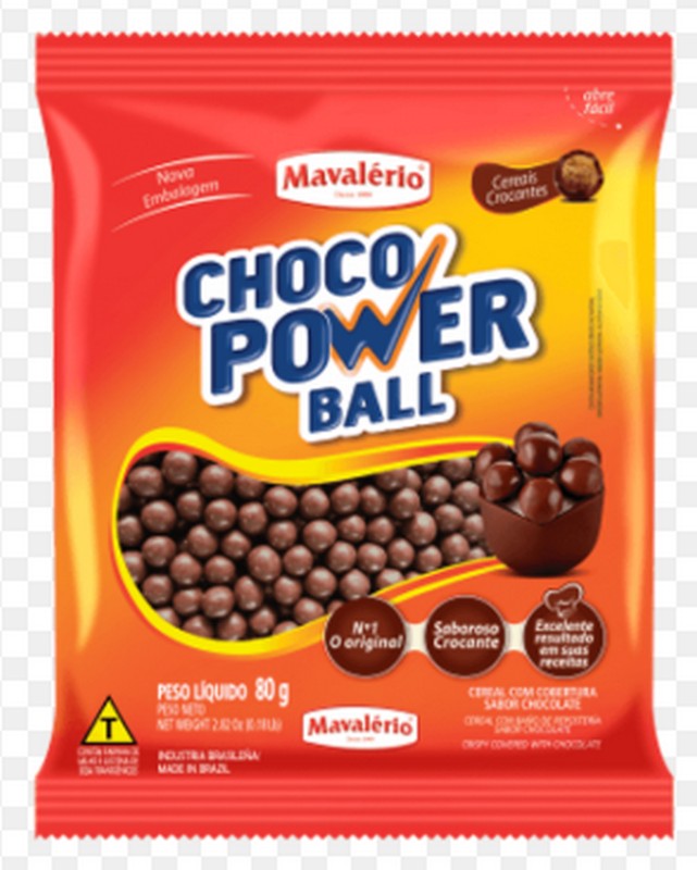 CEREAL DRAG MAVALERIO CHOCO POWER BALL 80G 0