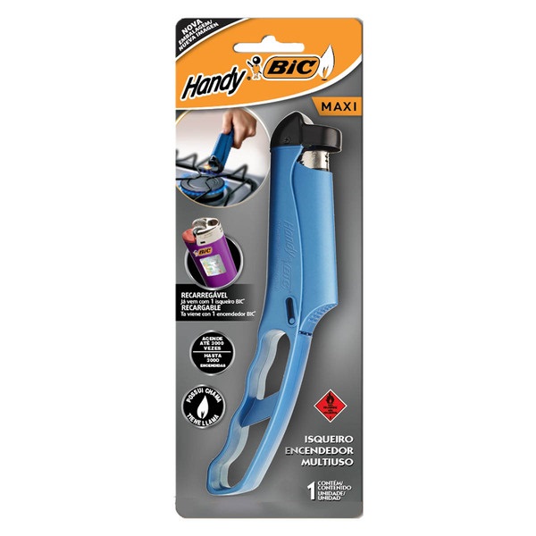ACENDEDOR MULTIUSO AZUL HANDY BIC MAXI 0