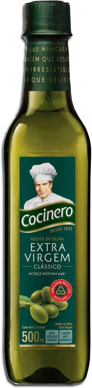 AZEITE DE OLIVA EXTRA VIRGEM ARGENTINO COCINERO GARRAFA 500ML