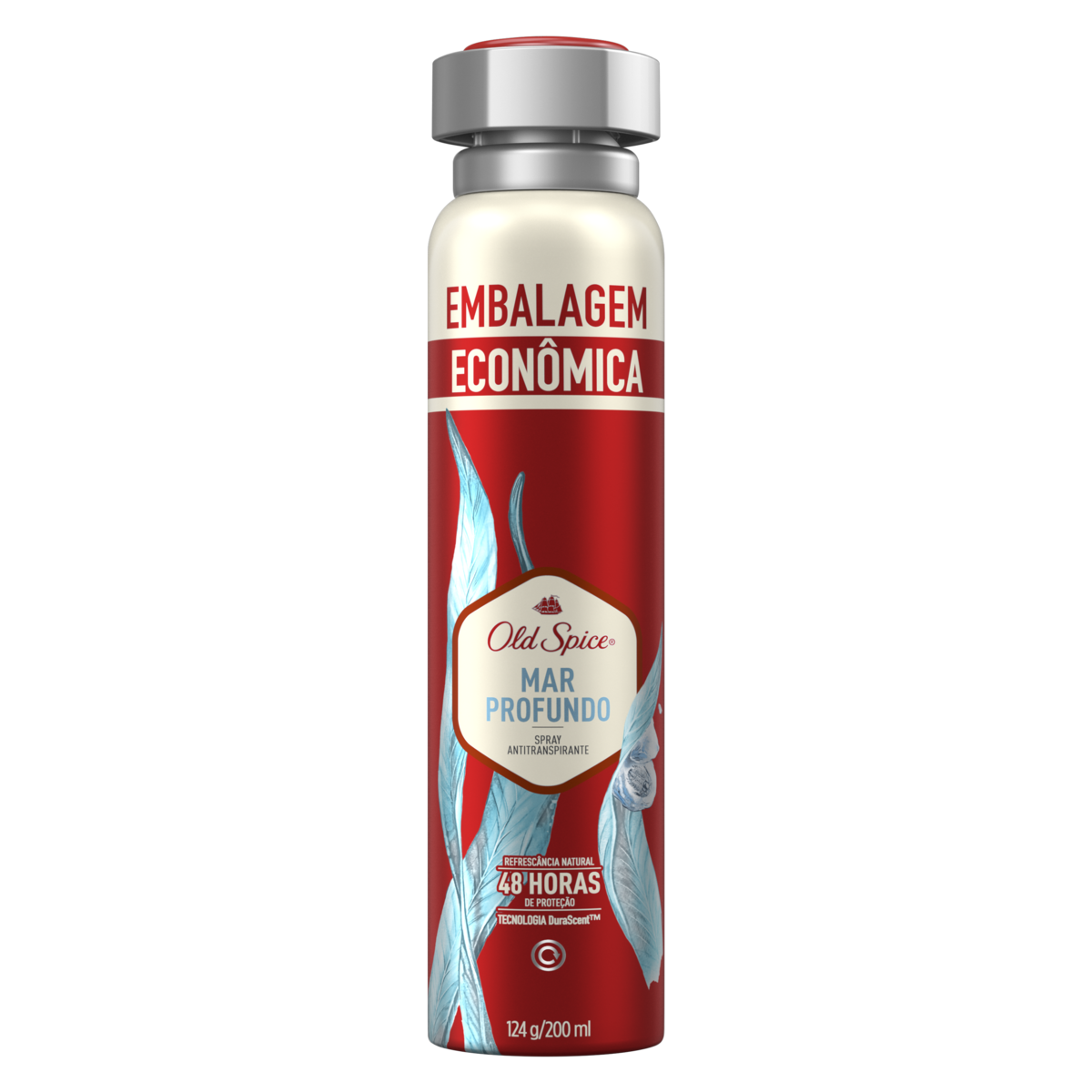 ANTITRANSPIRANTE AEROSSOL BRISA DO MAR OLD SPICE 200ML SPRAY EMBALAGEM ECONÔMICA