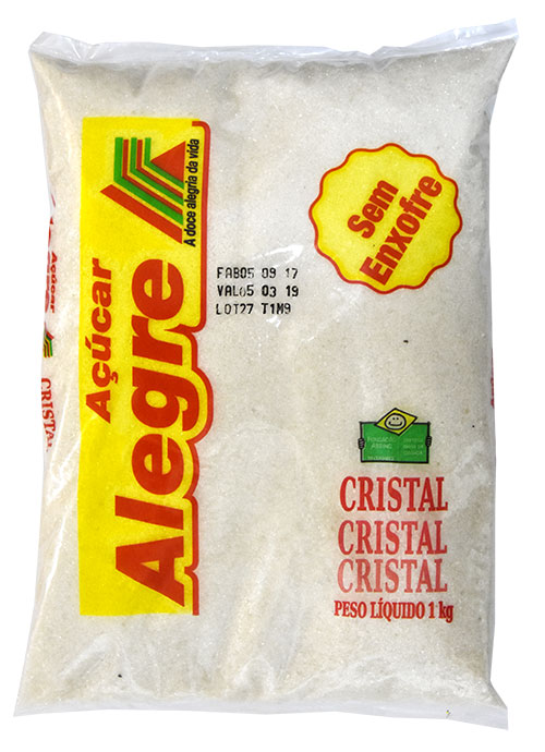 AÇÚCAR CRISTAL ALEGRE 1KG
