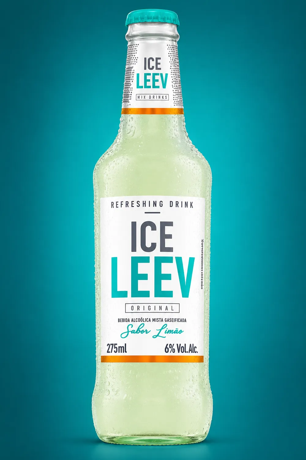 BEBIDA ALCOÓLICA ICE LEEV LIMÃO 275ML — imagem 1