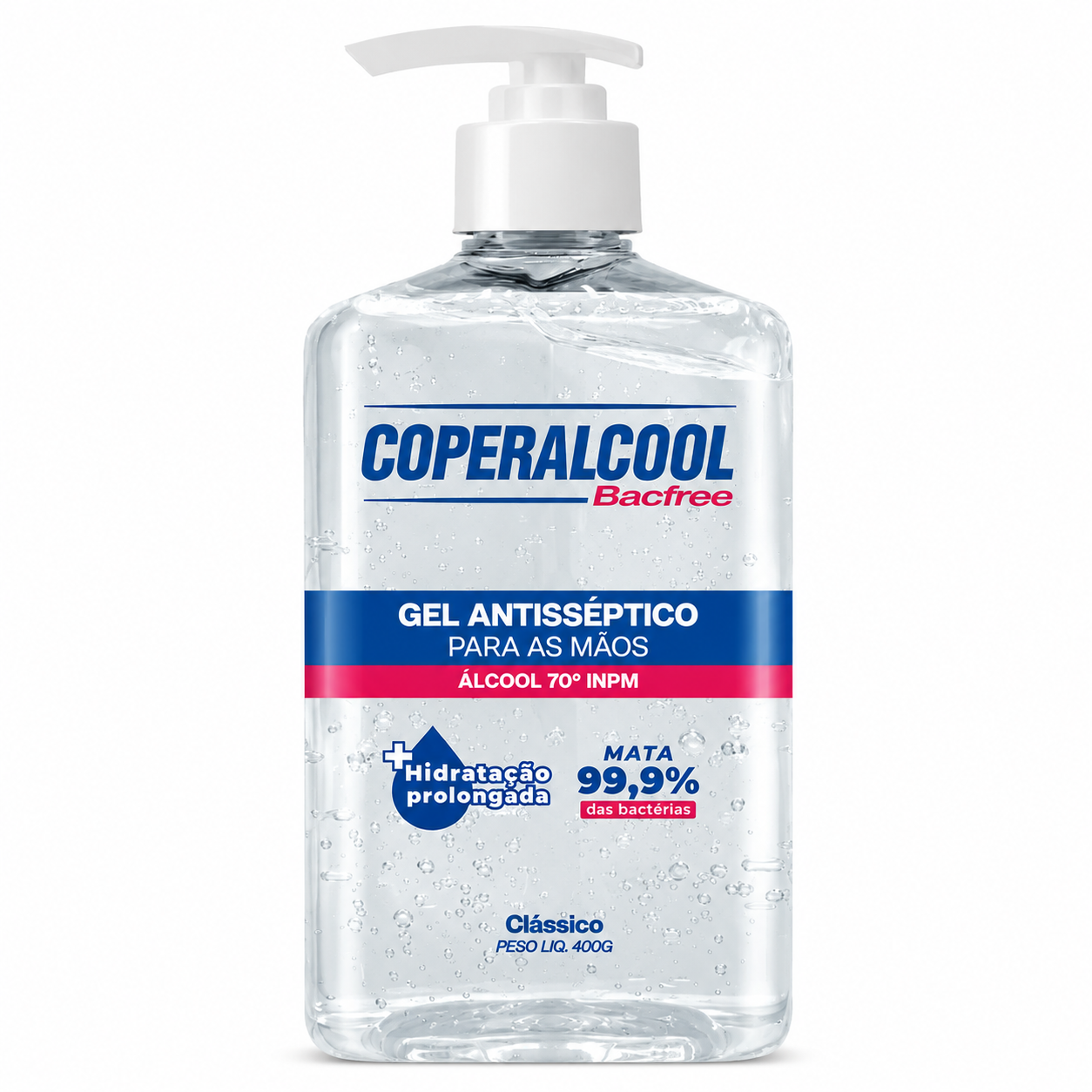 ÁLCOOL GEL 70% PARA MÃOS COPERALCOOL 400G — imagem 1