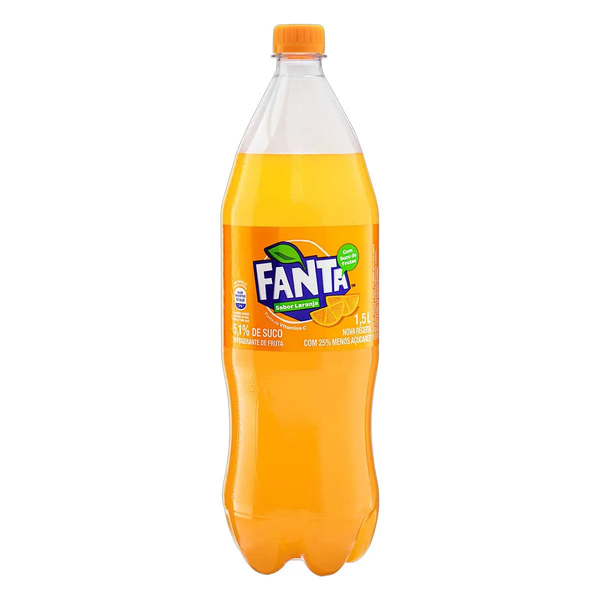 REFRIGERANTE LARANJA FANTA GARRAFA 1,5L 0