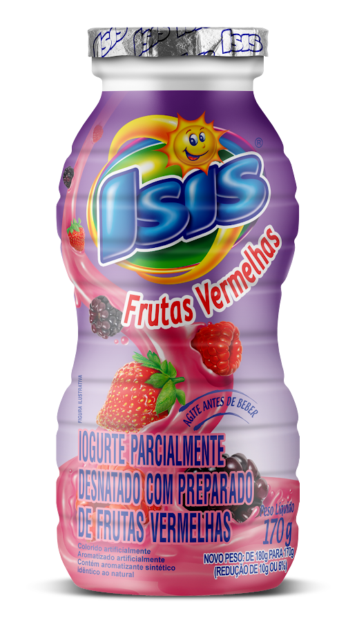 IOGURTE ISIS FRUTAS VERMELHAS 170G