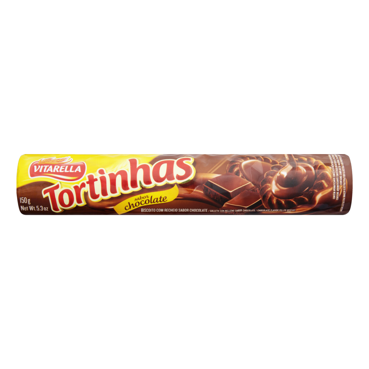 BISC VITA. TORTINHA 140G CHOCOLATE