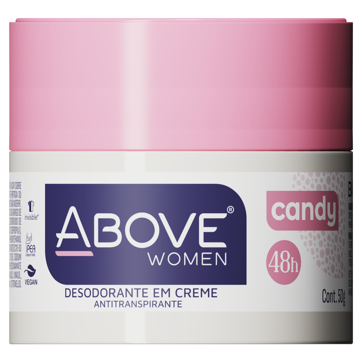DESODORANTE CREME INVISIBLE CANDY ABOVE WOMEN 50G