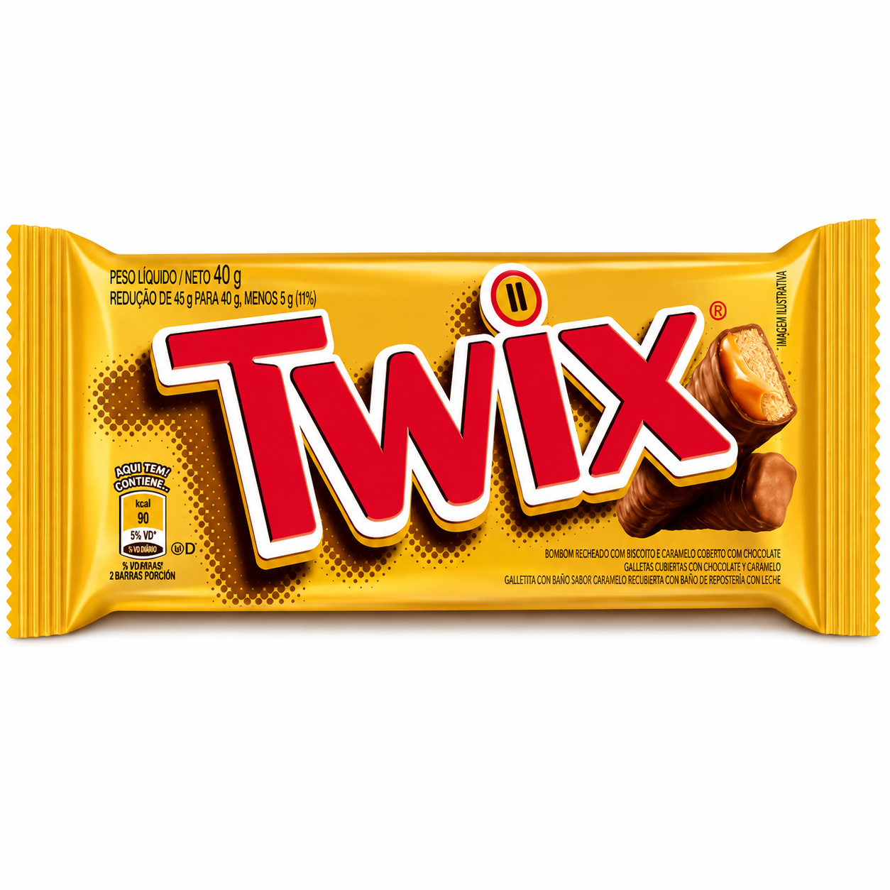 CHOCOLATE AO LEITE ORIGINAL TWIX 40G