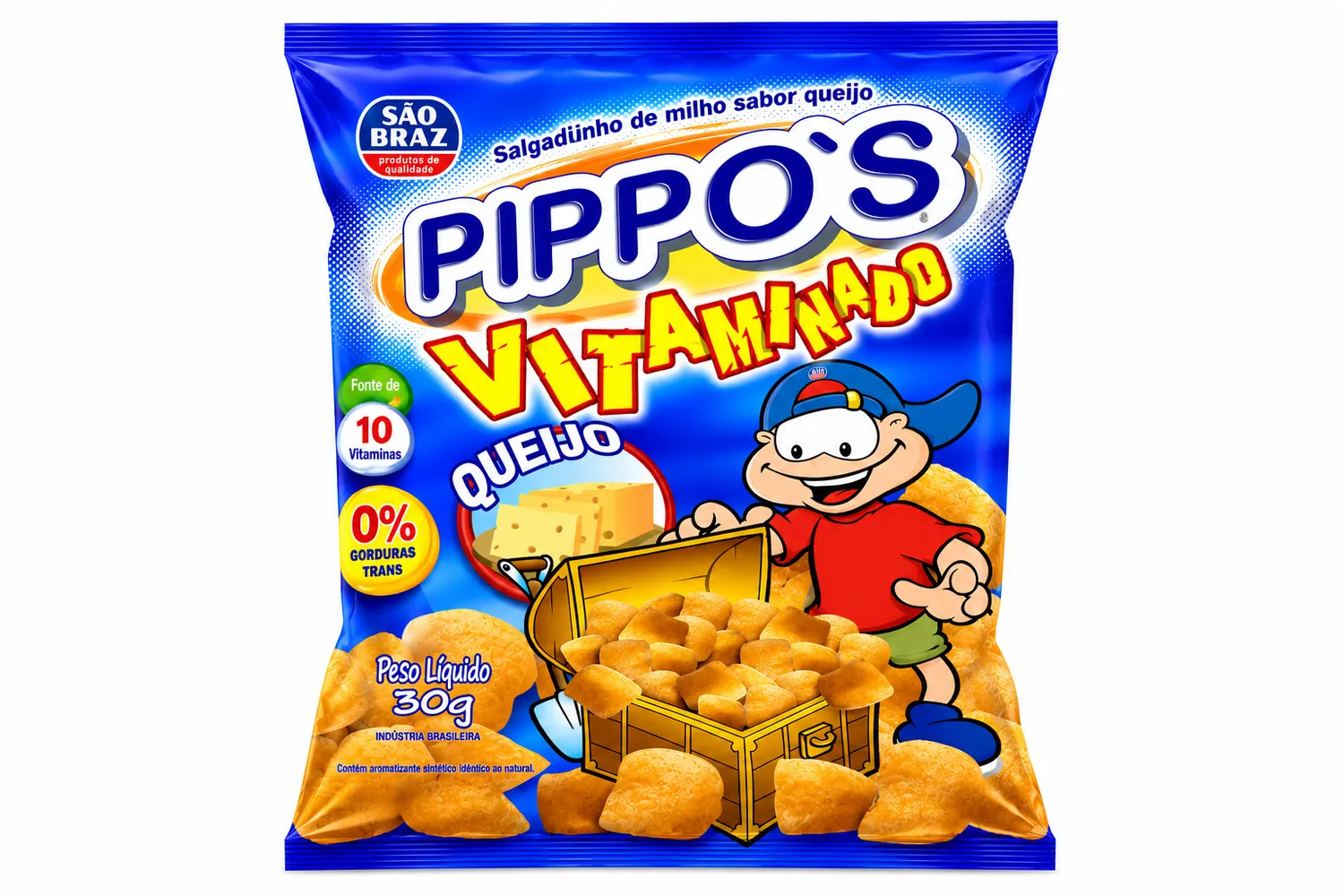 PIPPOS QUEIJO 30G
