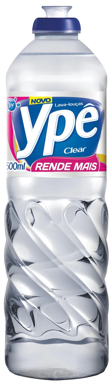 LAVA-LOUÇAS LÍQUIDO CLEAR YPÊ SQUEEZE 500ML