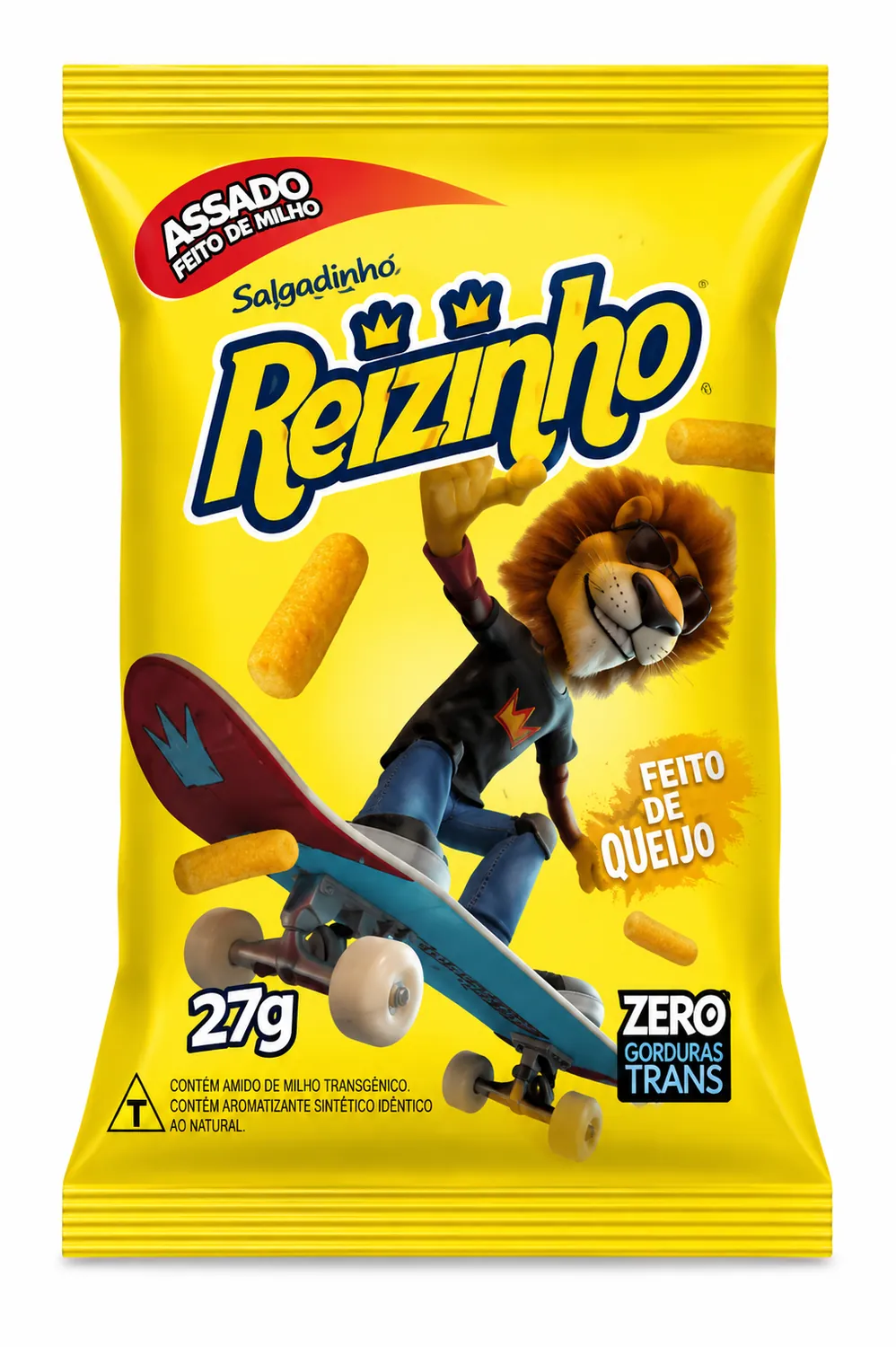 SALGADINHO PIPOCA REIZINHO DE QUEIJO 27G