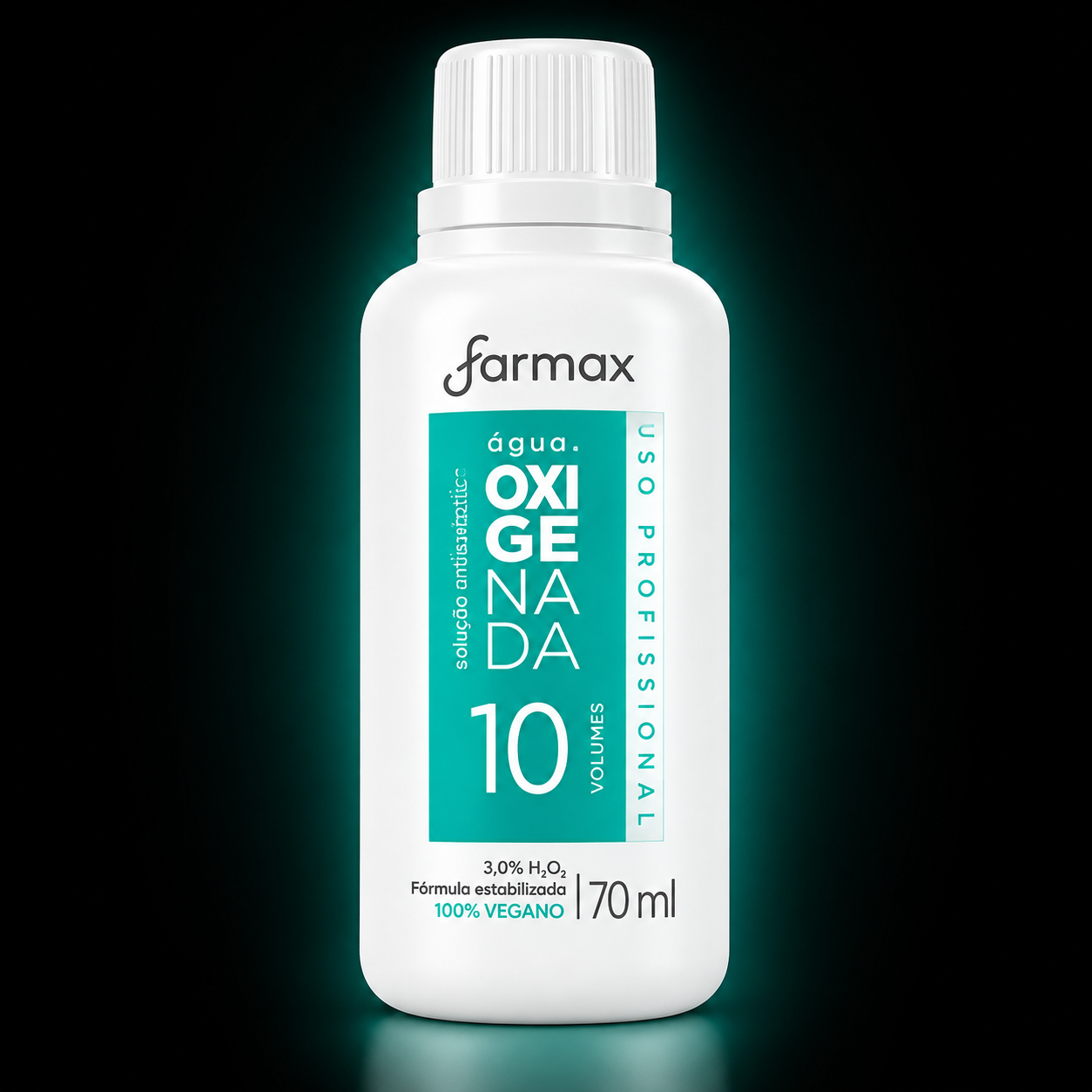 ÁGUA OXIGENADA CREMOSA FARMAX 10 VOLUMES COM 70ML