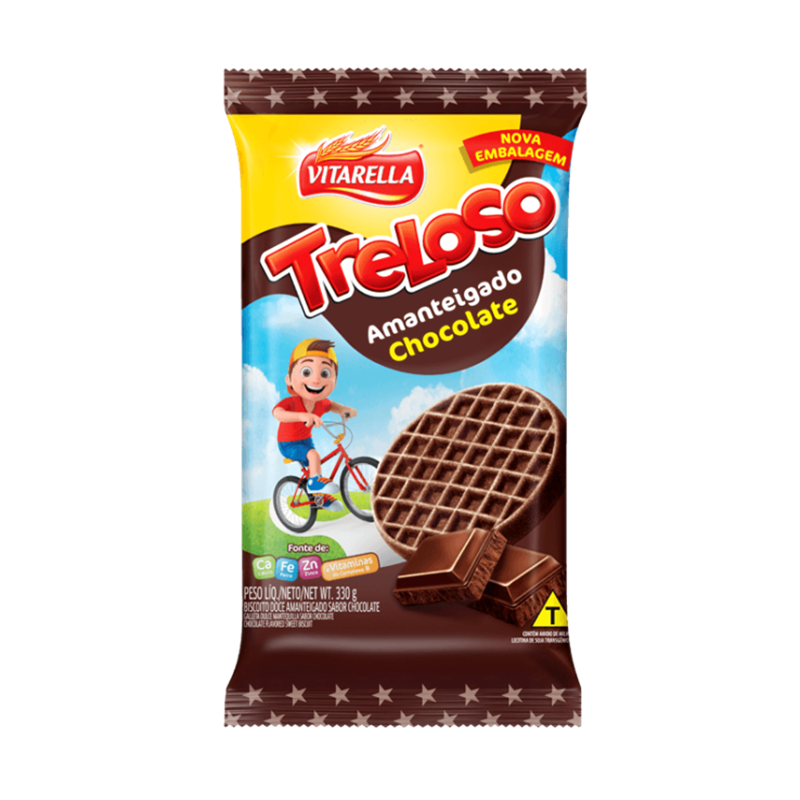 BISC VITA. AMANTEIG TRELOSO 330G CHOCOLATE