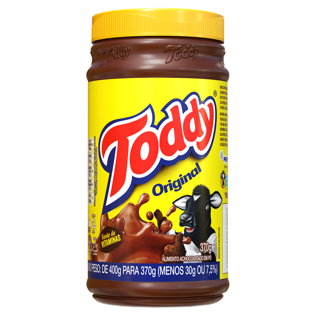 ACHOCOLATADO PÓ ORIGINAL TODDY POTE 370G