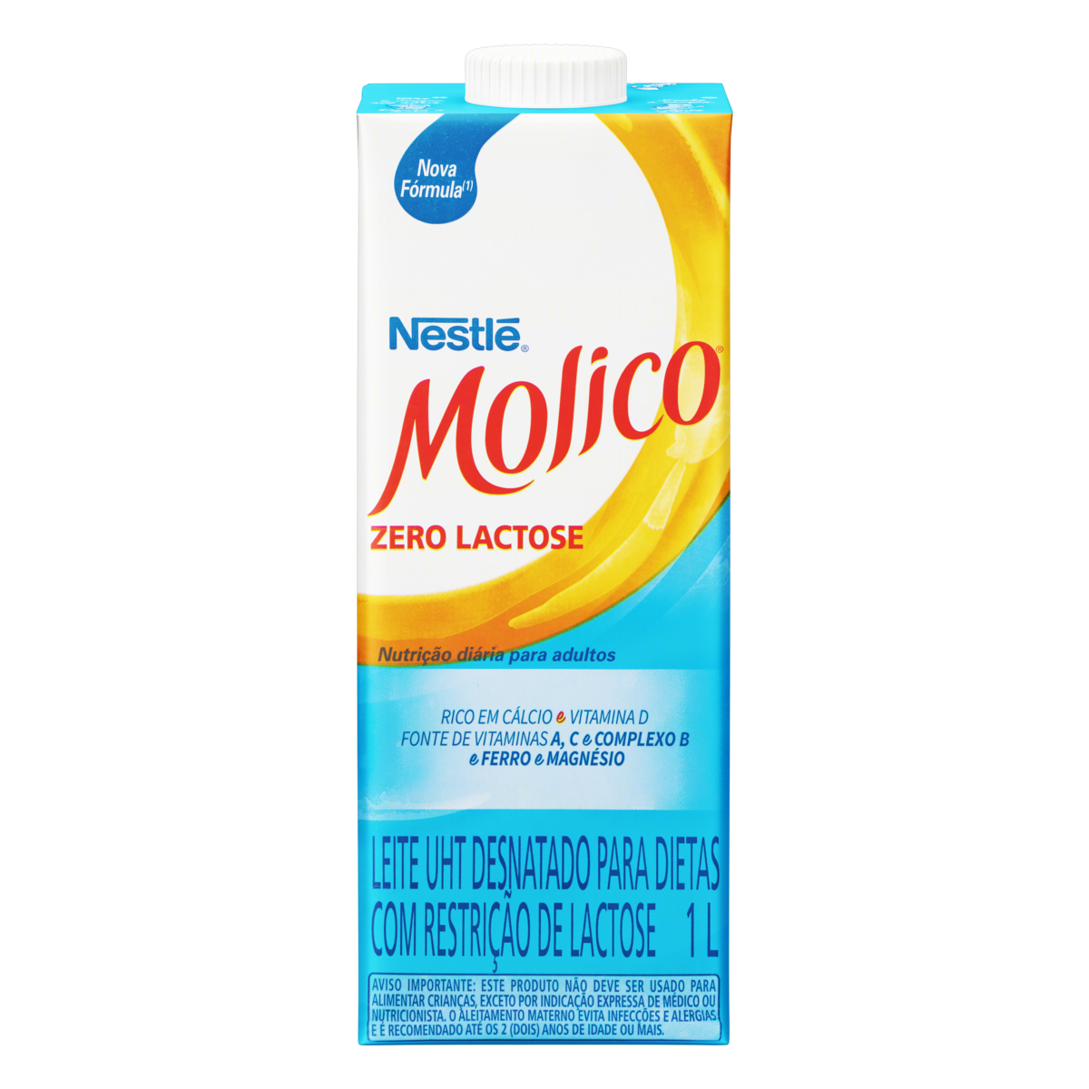 LEITE UHT MOLICO 1L DESNATADO ZERO LACTOSE